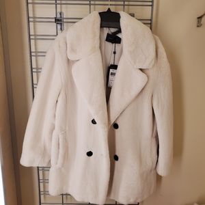 Bcbg faux fur coat